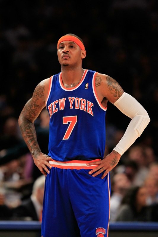 NBA: Anthony risolleva i Knicks, male i Bulls, crisi per Spurs e Celtics