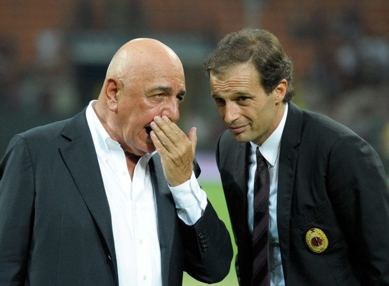 Il Milan è veramente guarito? Galliani sbotta