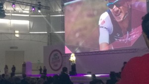 Un momento della presentazione del Giro d'Italia 2015 | Foto Twitter