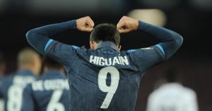 Gonzalo Higuain realizza una doppietta | Foto Twitter