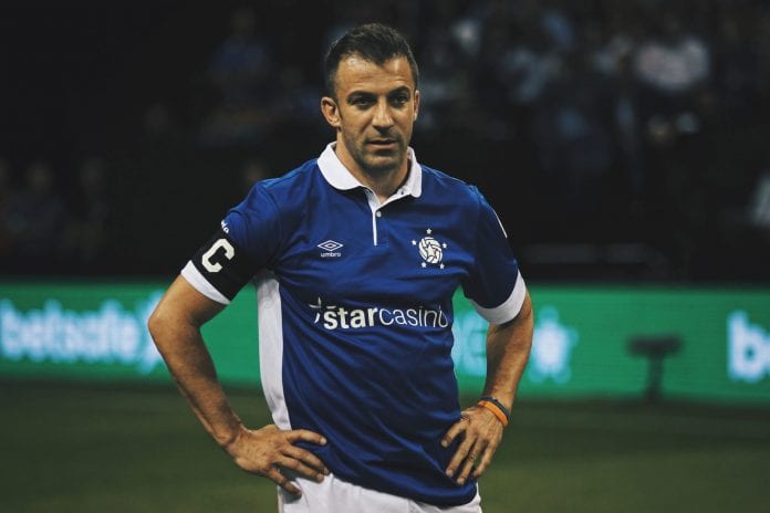 Alex Del Piero in Star Sixes - Credits StarCasinò